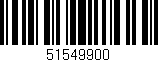 Código de barras (EAN, GTIN, SKU, ISBN): '51549900'