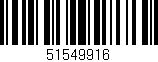 Código de barras (EAN, GTIN, SKU, ISBN): '51549916'