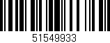 Código de barras (EAN, GTIN, SKU, ISBN): '51549933'