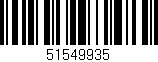 Código de barras (EAN, GTIN, SKU, ISBN): '51549935'