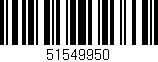 Código de barras (EAN, GTIN, SKU, ISBN): '51549950'