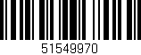 Código de barras (EAN, GTIN, SKU, ISBN): '51549970'