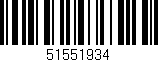 Código de barras (EAN, GTIN, SKU, ISBN): '51551934'