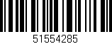 Código de barras (EAN, GTIN, SKU, ISBN): '51554285'