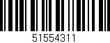 Código de barras (EAN, GTIN, SKU, ISBN): '51554311'