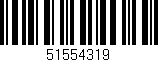 Código de barras (EAN, GTIN, SKU, ISBN): '51554319'