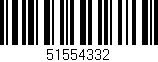 Código de barras (EAN, GTIN, SKU, ISBN): '51554332'