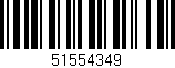 Código de barras (EAN, GTIN, SKU, ISBN): '51554349'