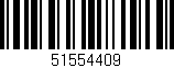 Código de barras (EAN, GTIN, SKU, ISBN): '51554409'