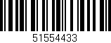 Código de barras (EAN, GTIN, SKU, ISBN): '51554433'