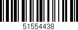 Código de barras (EAN, GTIN, SKU, ISBN): '51554438'