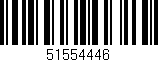 Código de barras (EAN, GTIN, SKU, ISBN): '51554446'