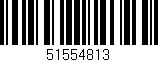 Código de barras (EAN, GTIN, SKU, ISBN): '51554813'