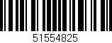 Código de barras (EAN, GTIN, SKU, ISBN): '51554825'