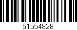 Código de barras (EAN, GTIN, SKU, ISBN): '51554828'