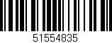 Código de barras (EAN, GTIN, SKU, ISBN): '51554835'