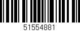 Código de barras (EAN, GTIN, SKU, ISBN): '51554881'