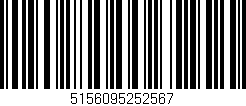 Código de barras (EAN, GTIN, SKU, ISBN): '5156095252567'
