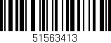 Código de barras (EAN, GTIN, SKU, ISBN): '51563413'