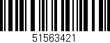 Código de barras (EAN, GTIN, SKU, ISBN): '51563421'