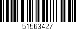 Código de barras (EAN, GTIN, SKU, ISBN): '51563427'