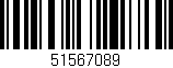 Código de barras (EAN, GTIN, SKU, ISBN): '51567089'