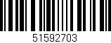 Código de barras (EAN, GTIN, SKU, ISBN): '51592703'