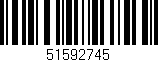 Código de barras (EAN, GTIN, SKU, ISBN): '51592745'