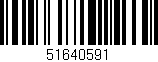 Código de barras (EAN, GTIN, SKU, ISBN): '51640591'