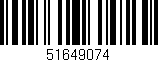 Código de barras (EAN, GTIN, SKU, ISBN): '51649074'