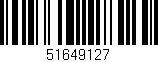 Código de barras (EAN, GTIN, SKU, ISBN): '51649127'