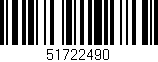 Código de barras (EAN, GTIN, SKU, ISBN): '51722490'