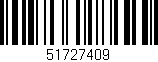 Código de barras (EAN, GTIN, SKU, ISBN): '51727409'