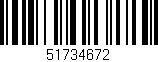 Código de barras (EAN, GTIN, SKU, ISBN): '51734672'