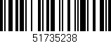 Código de barras (EAN, GTIN, SKU, ISBN): '51735238'