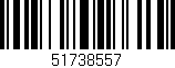 Código de barras (EAN, GTIN, SKU, ISBN): '51738557'