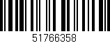 Código de barras (EAN, GTIN, SKU, ISBN): '51766358'
