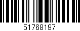 Código de barras (EAN, GTIN, SKU, ISBN): '51768197'