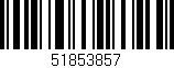 Código de barras (EAN, GTIN, SKU, ISBN): '51853857'
