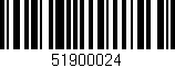 Código de barras (EAN, GTIN, SKU, ISBN): '51900024'