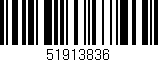 Código de barras (EAN, GTIN, SKU, ISBN): '51913836'