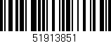 Código de barras (EAN, GTIN, SKU, ISBN): '51913851'