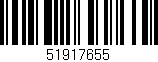 Código de barras (EAN, GTIN, SKU, ISBN): '51917655'