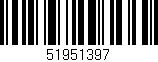 Código de barras (EAN, GTIN, SKU, ISBN): '51951397'