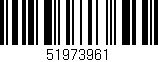 Código de barras (EAN, GTIN, SKU, ISBN): '51973961'