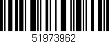 Código de barras (EAN, GTIN, SKU, ISBN): '51973962'