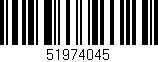Código de barras (EAN, GTIN, SKU, ISBN): '51974045'