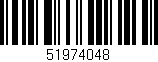 Código de barras (EAN, GTIN, SKU, ISBN): '51974048'