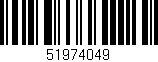 Código de barras (EAN, GTIN, SKU, ISBN): '51974049'
