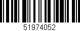 Código de barras (EAN, GTIN, SKU, ISBN): '51974052'